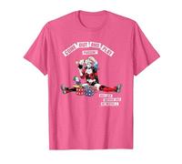 Batman Harley Quinn Come Out and Play T-Shirt, Homme, Rose Chiné, XXL