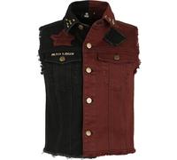 BATMAN Harley Quinn Mad Love Femme Veste noir/rouge L 70% Coton, 28% Polyester, 2% Élasthanne