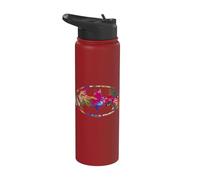 Batman Hawaiian Shield Stainless Steel Insulated Water Bottle