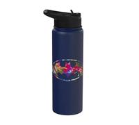 Batman Hawaiian Shield Stainless Steel Insulated Water Bottle