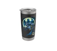 Batman Heed The Call Bat Logo Gobelet isotherme en acier inoxydable double paroi