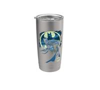 Batman Heed The Call Bat Logo Gobelet isotherme en acier inoxydable double paroi