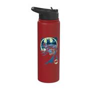 Batman Heed The Call Bat Logo Stainless Steel Insulated Water Bottle