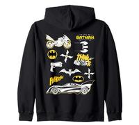 Batman Icons and Gadgets Sweat à Capuche