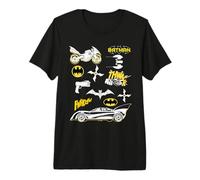Batman Icons and Gadgets T-Shirt Haut de Gamme