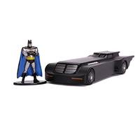 BATMAN Jada Toys The Animated Series Hollywood Rides Diecast Model 1/32 Batmobile with Fig