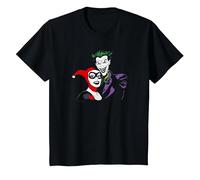 Batman Joker & Harley Quinn T-Shirt, Enfant, Noir, 8 Ans