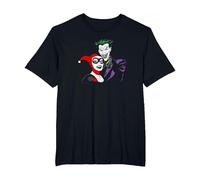 Batman Joker & Harley Quinn T-Shirt, Homme Grandes Tailles, Noir, 6X Tall