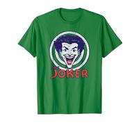 Batman Joker Target T-Shirt, Homme, Vert Kelly, S