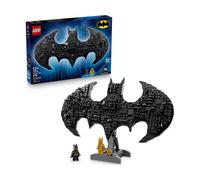 LEGO DC Batman Logo de Batman - Jouet de Construction avec Super-Héros - 2 Minifigurines - Décoration Murale 3D - Idée de Cadeau DIY pour Garçon dès 12 Ans ou Ado Fan du Film 76330