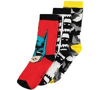 Batman Chaussettes unisexes logo multicolore DC Comics Fan-Merch Taille 42