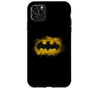 Batman Logo Yellow Burst Hero Night Emblème Glow Coque pour iPhone 11 Pro Max