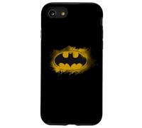 Batman Logo Yellow Burst Hero Night Emblème Glow Coque pour iPhone SE (2020) / 7/8