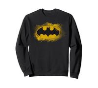 Batman Logo Yellow Burst Hero Night Emblème Glow Sweatshirt