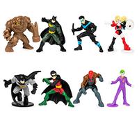 Batman, Lot de 8 Mini Figurines Batman à Collectionner à l'échelle de 5,1 cm (exclusivité Amazon), pour Enfants à partir de 3 Ans