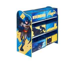 Batman - Meuble de Rangement pour Chambre d’Enfant avec 6 bacs