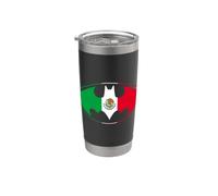 Batman Mexican Flag Shield Gobelet isotherme en acier inoxydable double paroi
