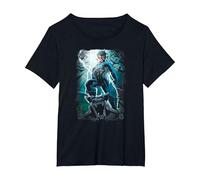 Batman Nightwing Night Light T-Shirt, Femme Grandes Tailles, Noir, 4X