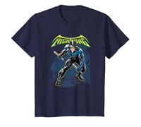 Batman Nightwing T-Shirt, Enfant, Bleu Marine, 10 Ans