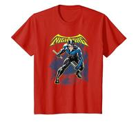 Batman Nightwing T-Shirt, Enfant, Rouge, 2 Ans