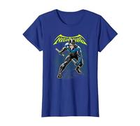 Batman Nightwing T-Shirt, Femme, Bleu Royal, XXL