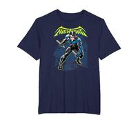Batman Nightwing T-Shirt, Homme Grandes Tailles, Bleu Marine, 5X Tall