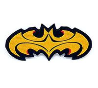 Batman Noir/jaune/fer à repasser coudre sur brodé Patch