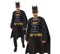 Batman Officiel Costume pour Hommes Superhéros Déguisement Adultes + Masque