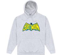 Batman - "OG" sweat à capuche homme/femme unie PN105 (4XL) (Gris chiné)