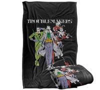 Batman Original Gangsters Plaid ultra doux au toucher soyeux - 91 x 147 cm