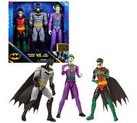 Spin Master – Pack de 3 figurines Batman (DC Comics) – 30 cm – Multicolore – Enfants