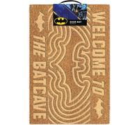 Batman - paillasson "Welcome To The Batcave", gaufré PM8291 (40 cm x 60 cm x 1,5 cm) (Naturel)