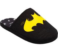 Batman - Pantoufles pour homme, logo délavé NS6533 (43 UE - 44,5 UE) (Noir/Jaune)