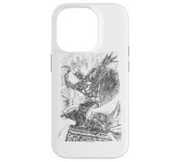 Batman Pencil Batarang Throw Illustration Coque pour iPhone 14 Pro