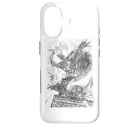 Batman Pencil Batarang Throw Illustration Coque pour iPhone 17