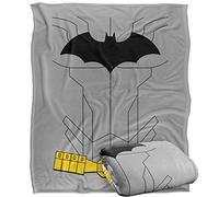 BATMAN - Plaid Ultra Doux au Toucher avec Logo 152 x 127 cm