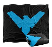 BATMAN - Plaid Ultra Doux au Toucher avec Logo 152 x 127 cm