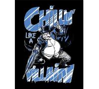 Batman - Poster encadré "Penguin Chillin" PM10932 (40 cm x 30 cm) (Noir/Bleu)