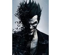 Batman - Poster - Joker Arkham Origins + 1 paquet de tesa Powerstrips® - contenu 20 pièces