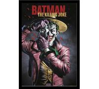 Batman - Poster - Killing Joker + cadre amovible, Shinsuke® Maxi MDF noir, vitre acrylique