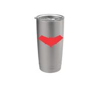 Batman Red Hood Logo Gobelet isotherme en acier inoxydable double paroi