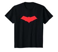 Batman Red Hood T-Shirt, Enfant, Noir, 2 Ans