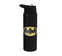 Batman Retro Bat Logo Distressed Stainless Steel Insulated Water Bottle