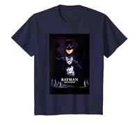 Batman Returns Batman Catwoman Penguin Poster T-Shirt, Enfant, Bleu Marine, 10 Ans