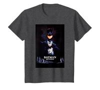 Batman Returns Batman Catwoman Penguin Poster T-Shirt, Enfant, Chiné Foncé, 6 Ans