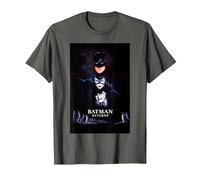 Batman Returns Batman Catwoman Penguin Poster T-Shirt, Homme, Asphalte, 6XL