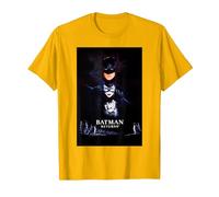 Batman Returns Batman Catwoman Penguin Poster T-Shirt, Homme, Doré Vif, M