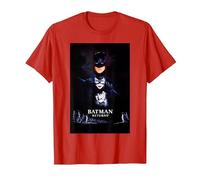 Batman Returns Batman Catwoman Penguin Poster T-Shirt, Homme, Rouge, XXL