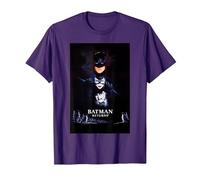 Batman Returns Batman Catwoman Penguin Poster T-Shirt, Homme, Violet, 3XL