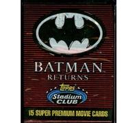 Batman Returns Topps Stadium Club Pack de cartes collectionner 15 cartes par paquet